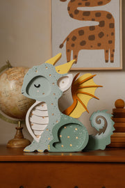 Little Lights Dragon Night Light | Hunter Green
