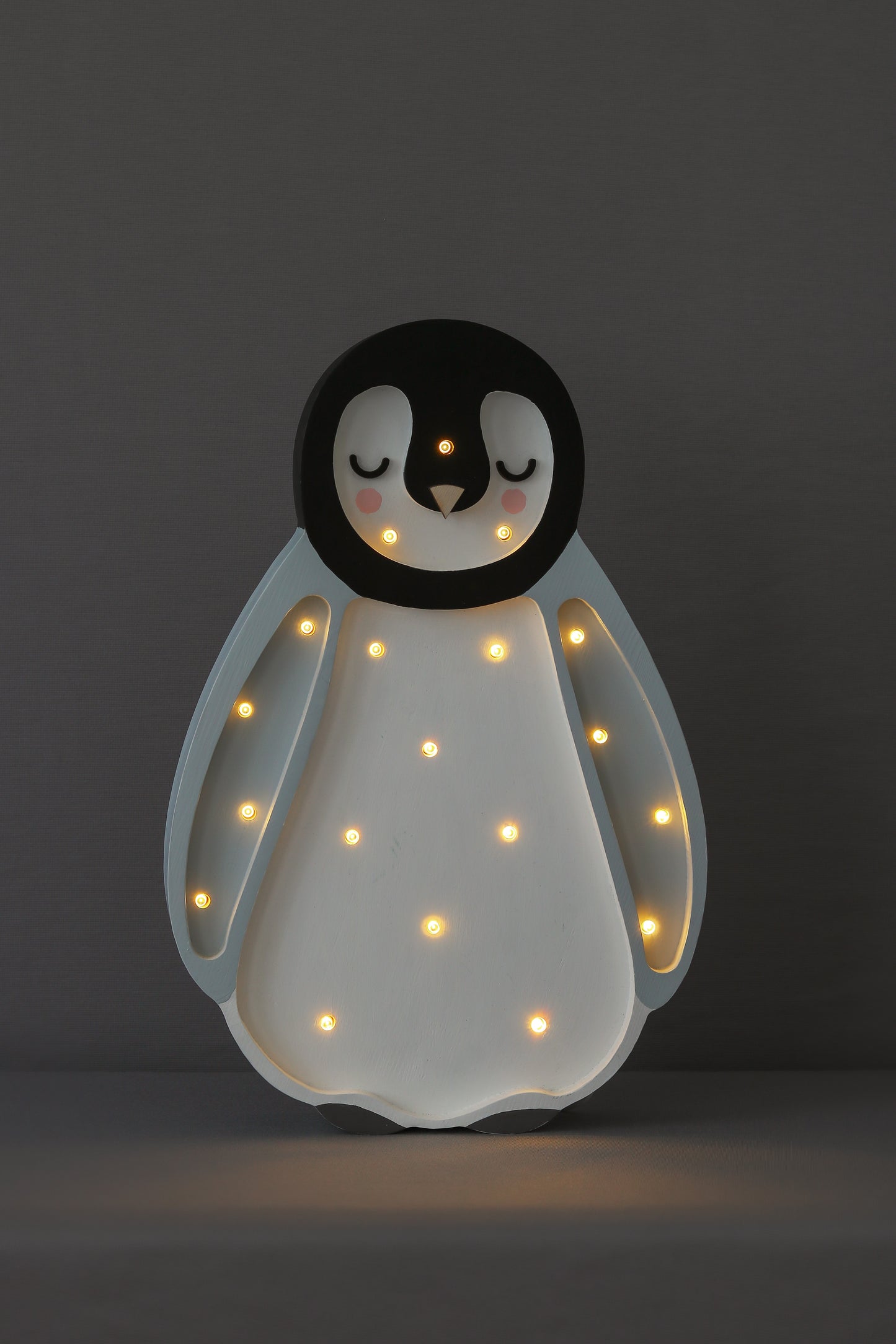 Little Lights Penguin Night Light | Light Gray