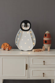 Little Lights Penguin Night Light | Light Gray