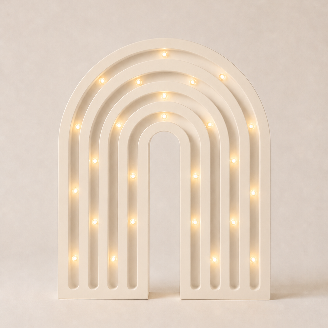 Arch Rainbow Lamp | Beige