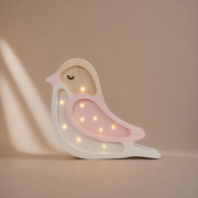 Little Lights Bird Mini Night Light | Strawberry Cream