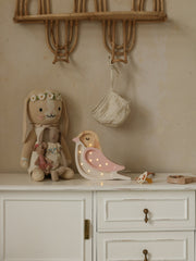 Little Lights Bird Mini Night Light | Strawberry Cream
