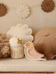 Little Lights Bird Mini Night Light | Strawberry Cream