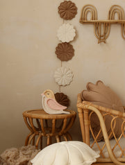 Little Lights Bird Mini Night Light | Strawberry Cream