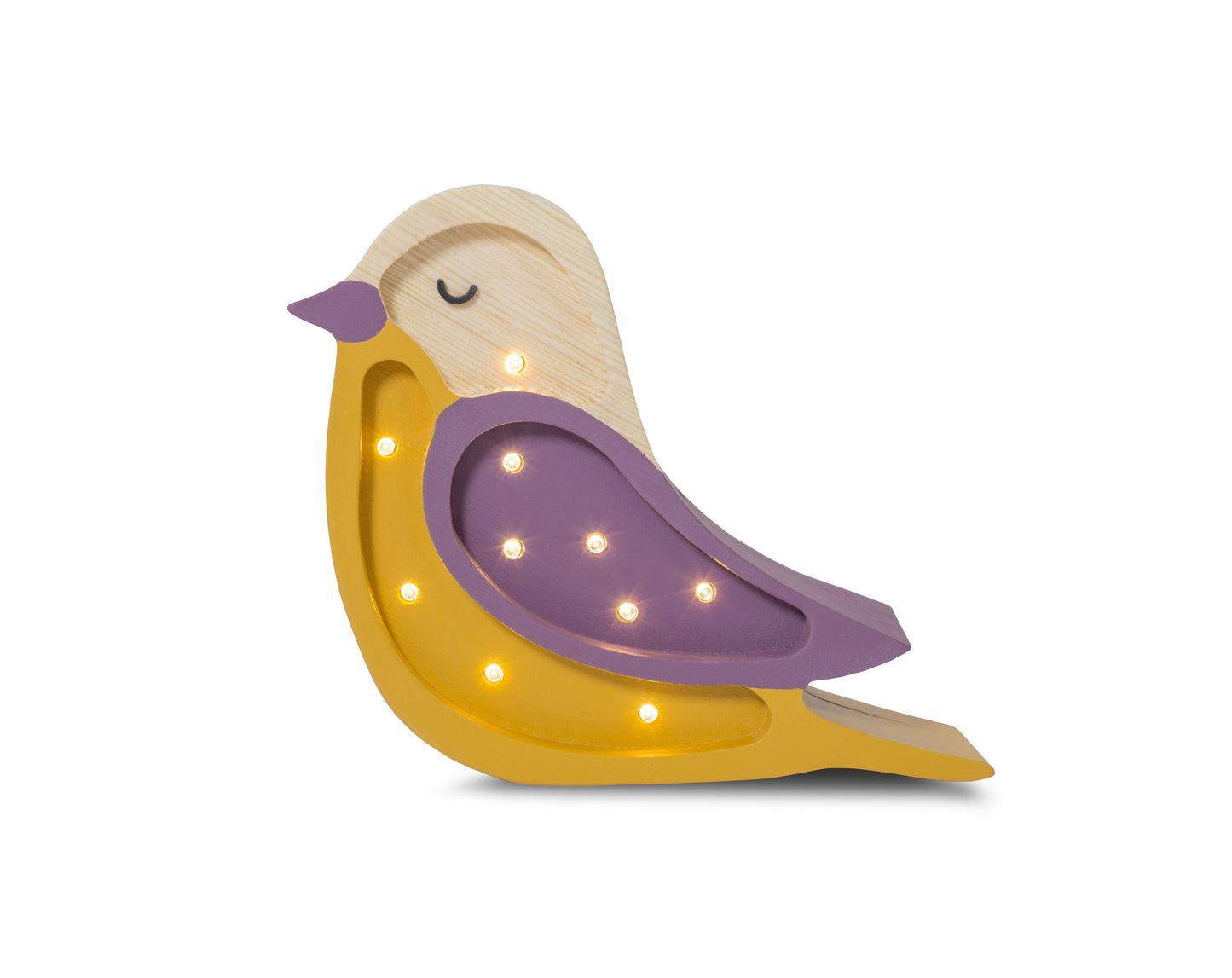 Little Lights Bird Mini Night Light | Maroon