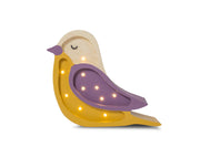 Little Lights Bird Mini Night Light | Maroon