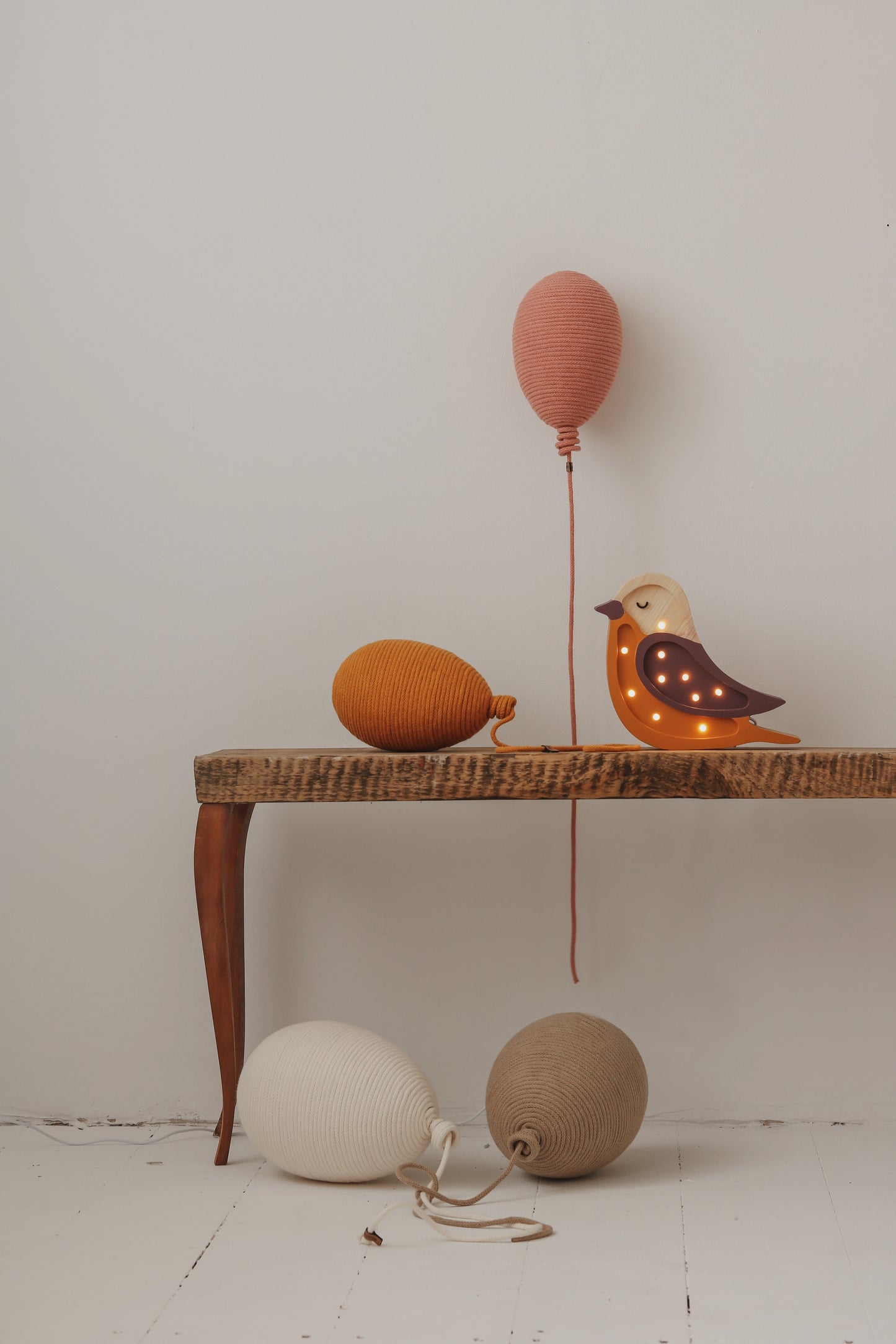 Little Lights Bird Mini Night Light | Maroon