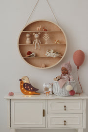 Little Lights Bird Mini Night Light | Maroon