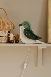 Little Lights Bird Mini Night Light | Pistachio Cream