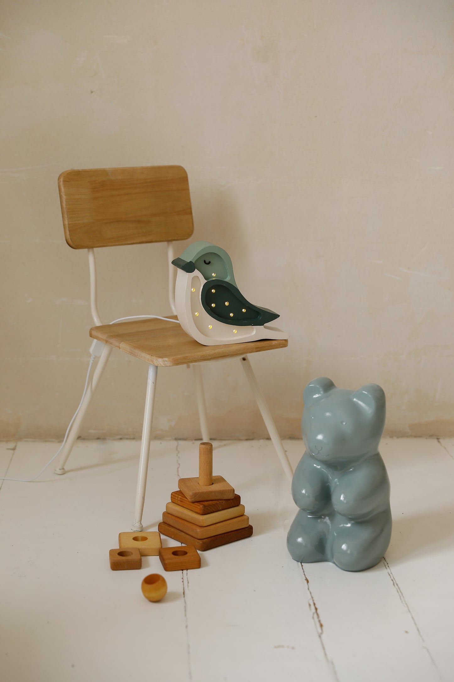 Little Lights Bird Mini Night Light | Pistachio Cream