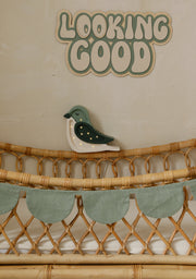 Little Lights Bird Mini Night Light | Pistachio Cream