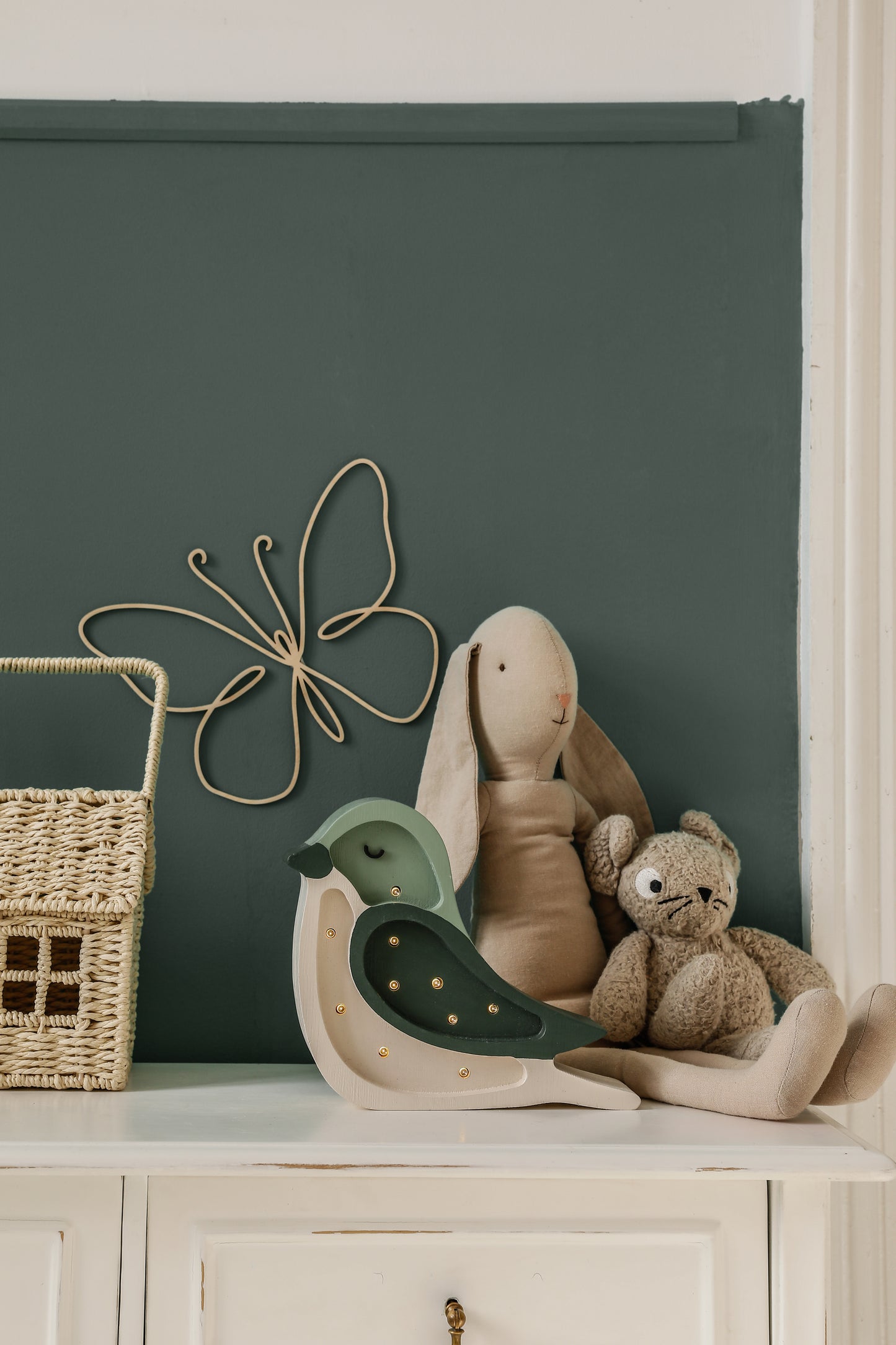Little Lights Bird Mini Night Light | Pistachio Cream