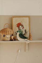Little Lights Bird Mini Night Light | Pistachio Cream