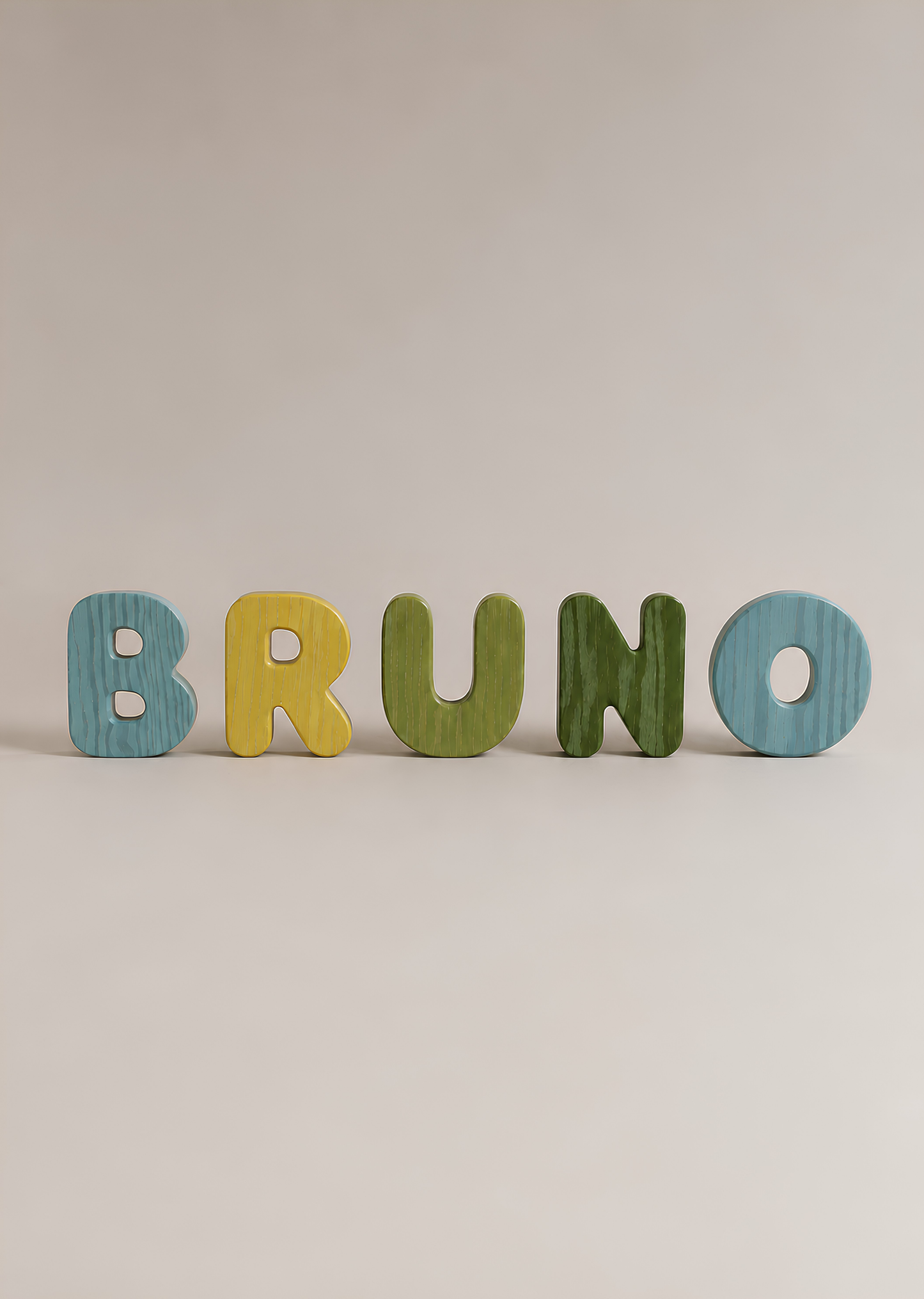 Wooden Bubble Letters | Create Your Own Name