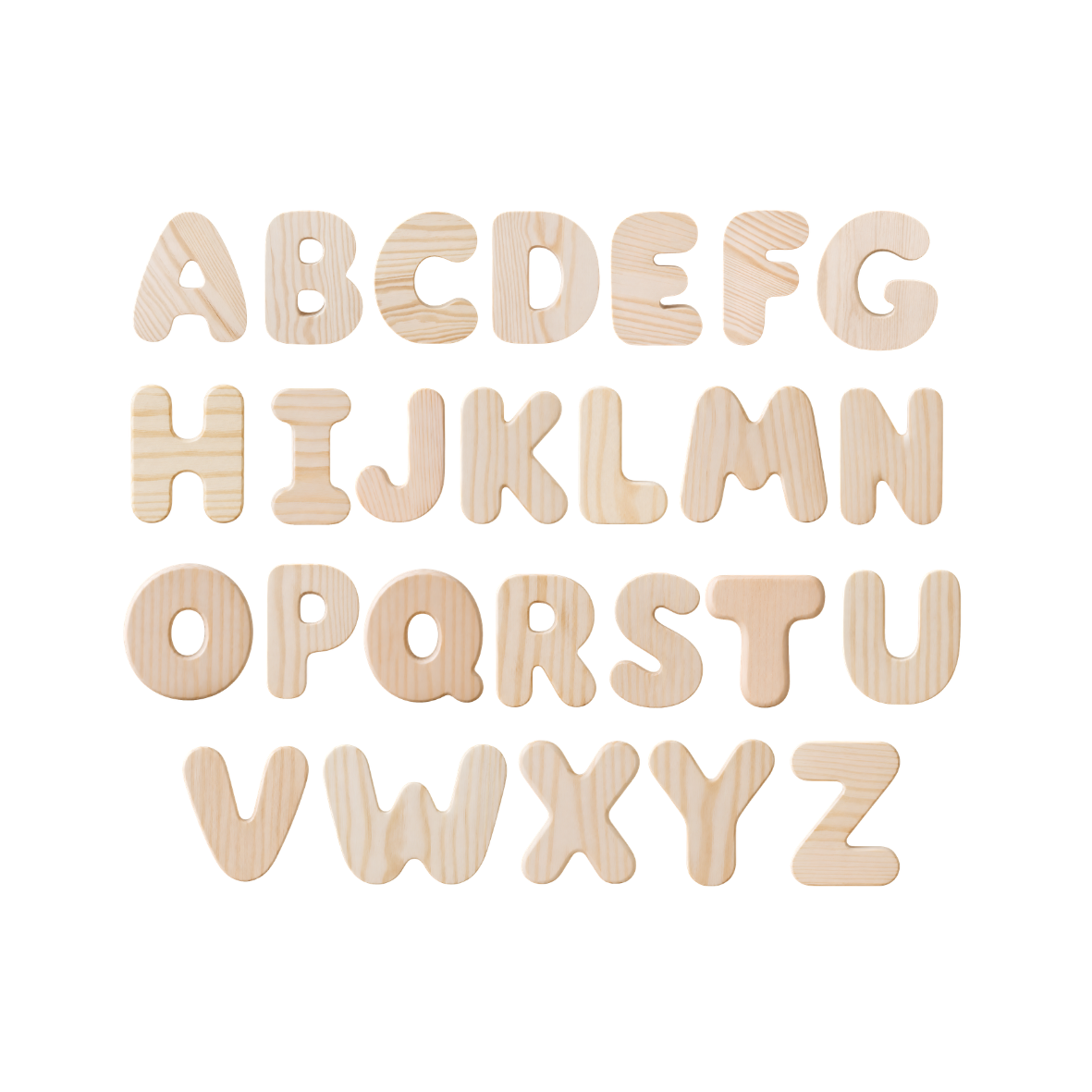 Wooden Bubble Letters | Vintage Garden