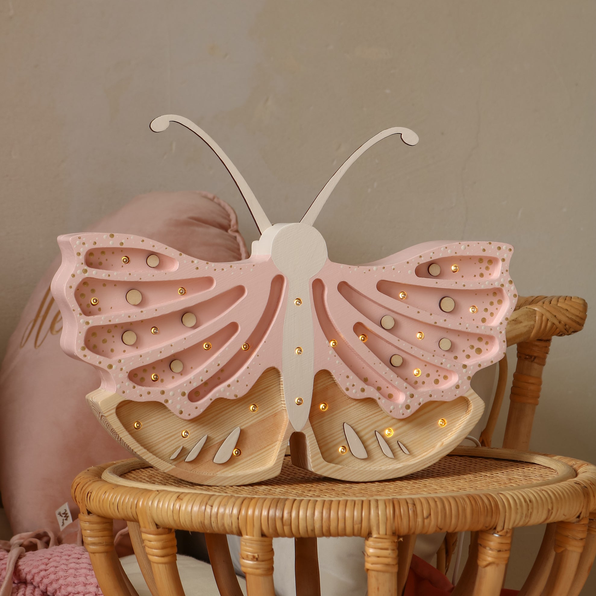 Little Lights Butterfly Night Light | Strawberry Cream