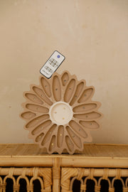 Little Lights Daisy Night Light | Cappuccino Dots