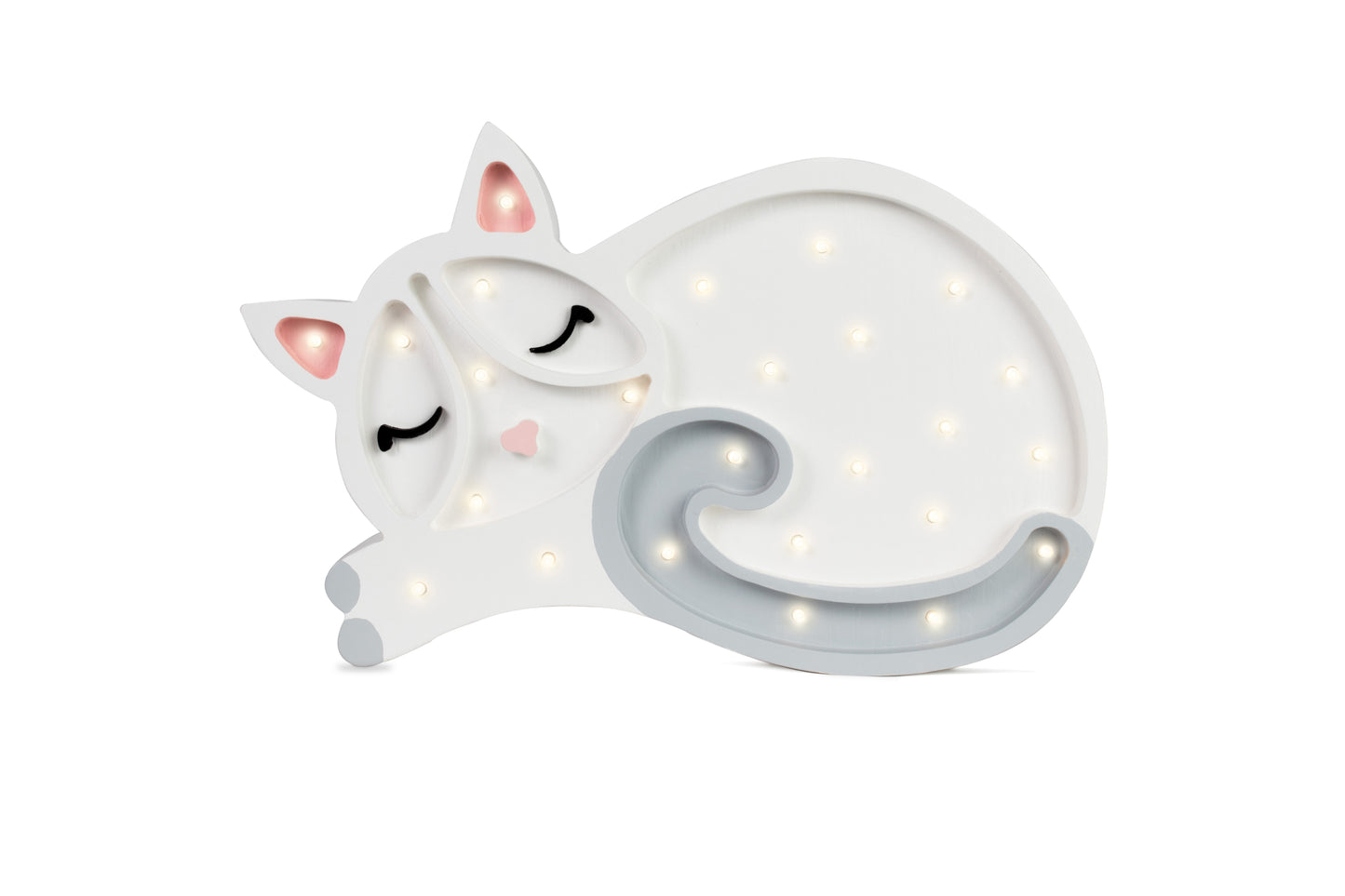 Little Lights Cat Night Light | White