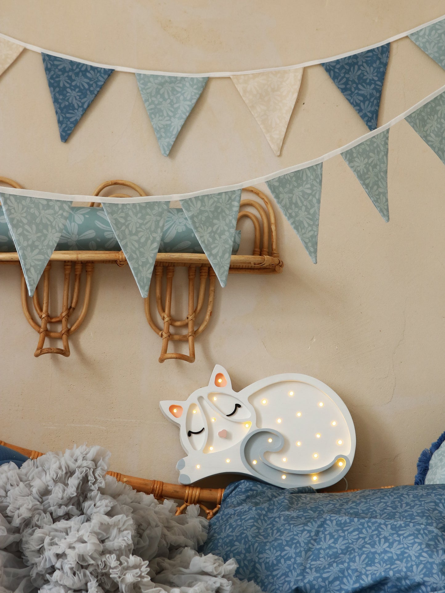 Little Lights Cat Night Light | White