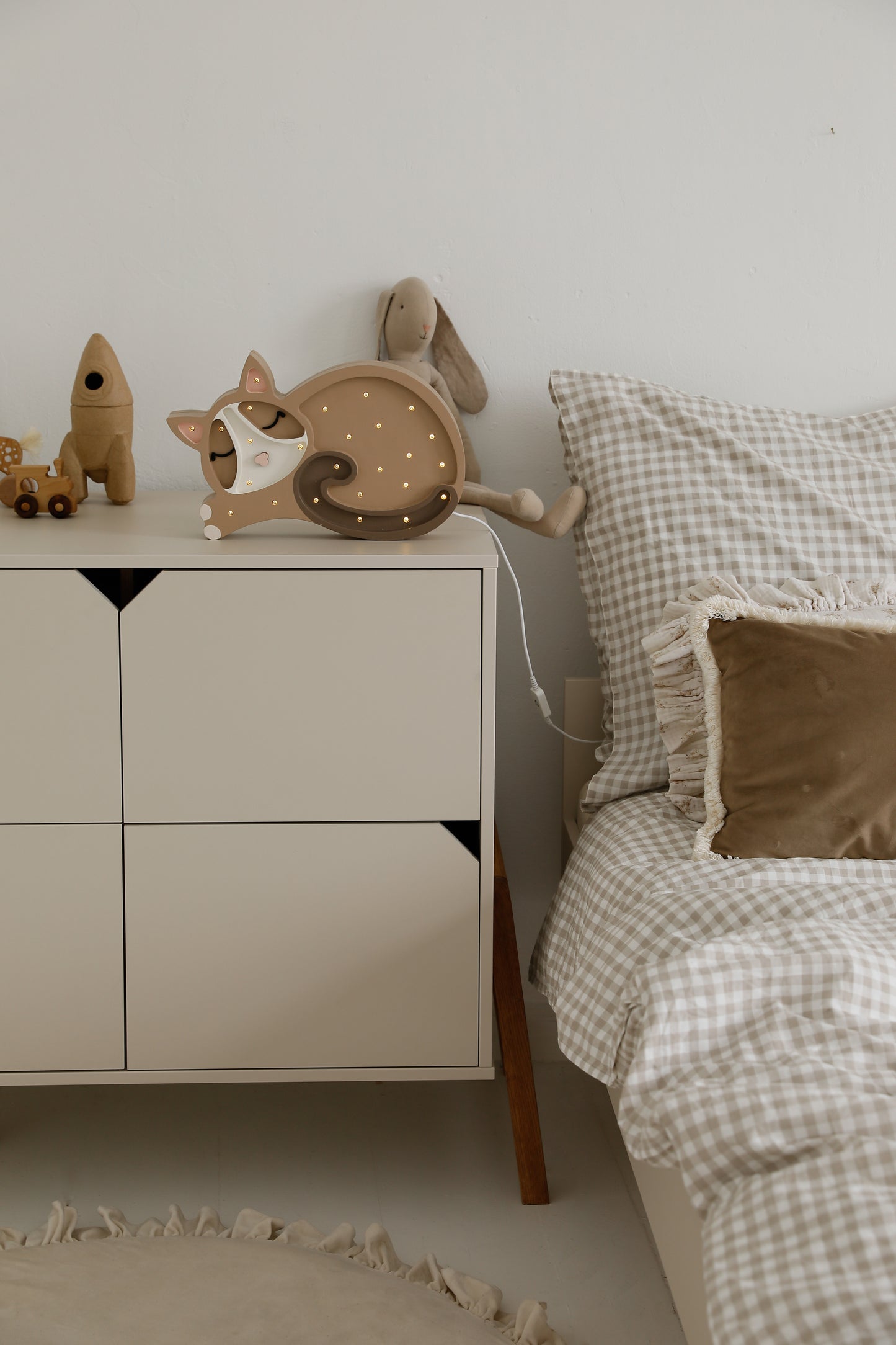 Little Lights Cat Night Light | Cappuccino