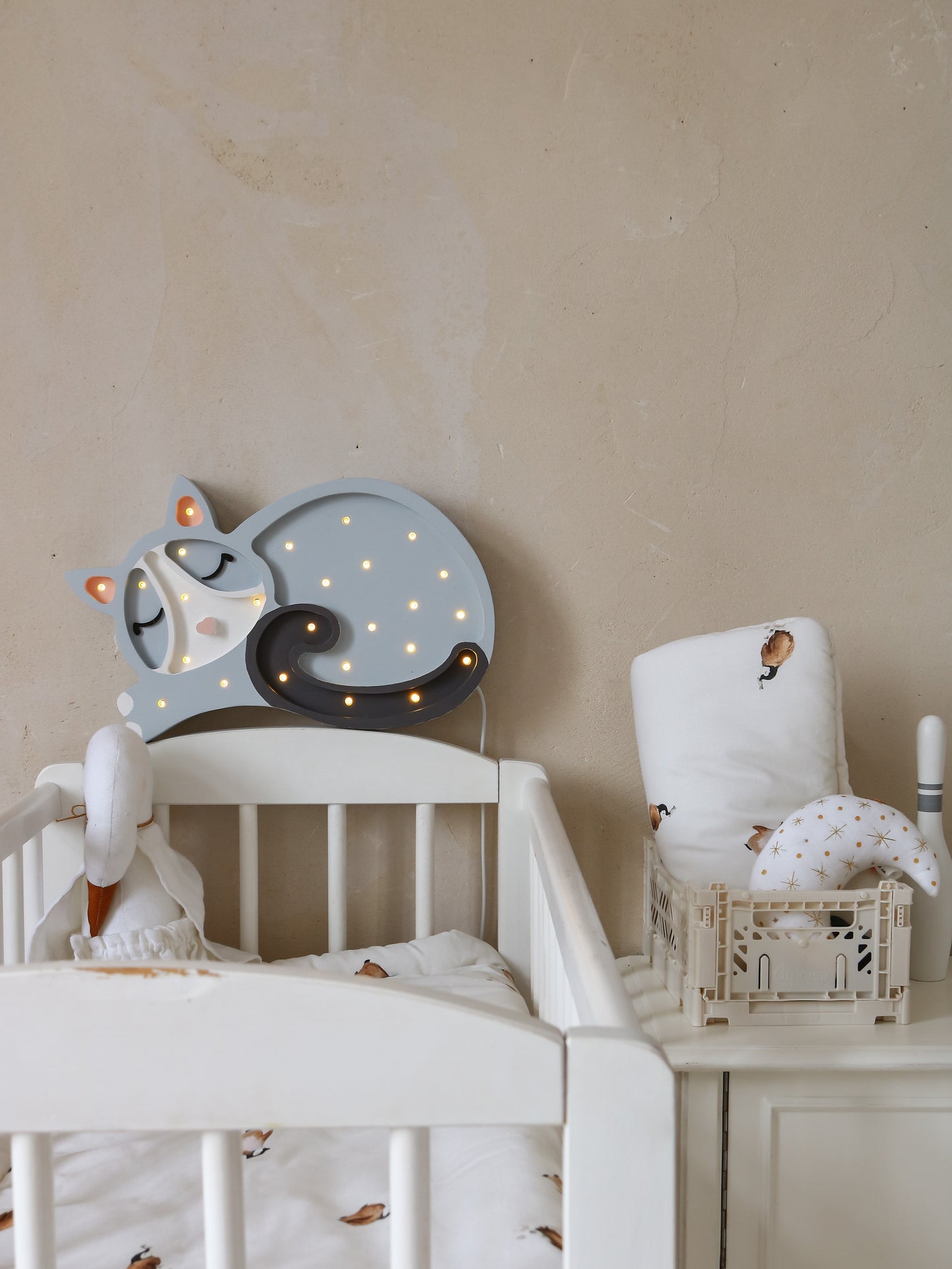 Little Lights Cat Night Light | Gray