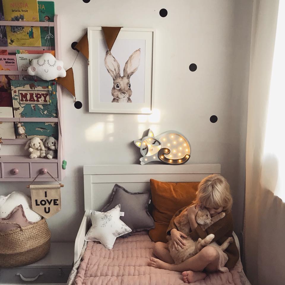 Little Lights Cat Night Light | Gray