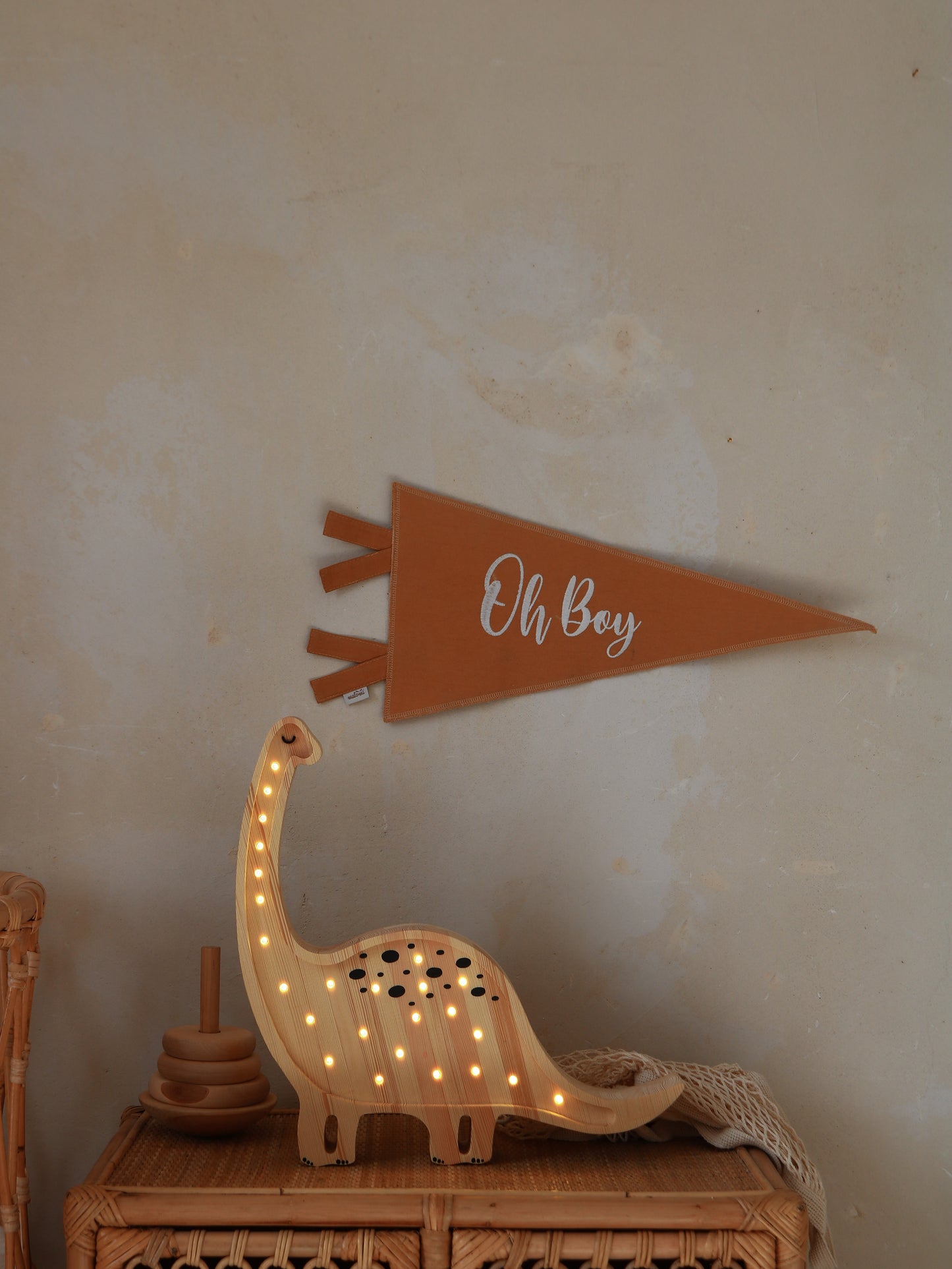 Little Lights Dino Diplodocus Night Light | Jurassic Wood