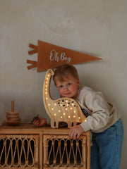 Little Lights Dino Diplodocus Night Light | Jurassic Wood