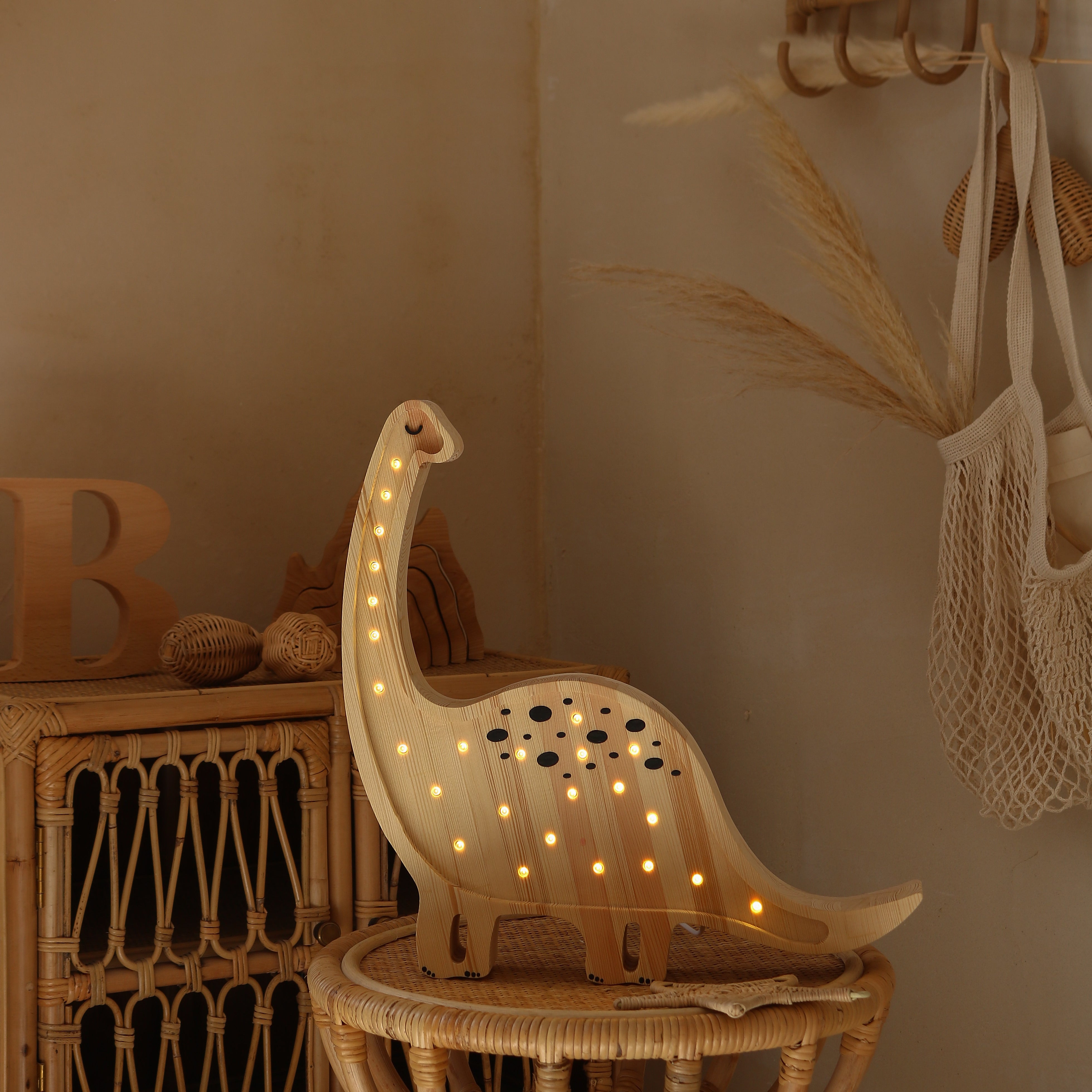 Little Lights Dino Diplodocus Nachtlicht | Jurassic Wood