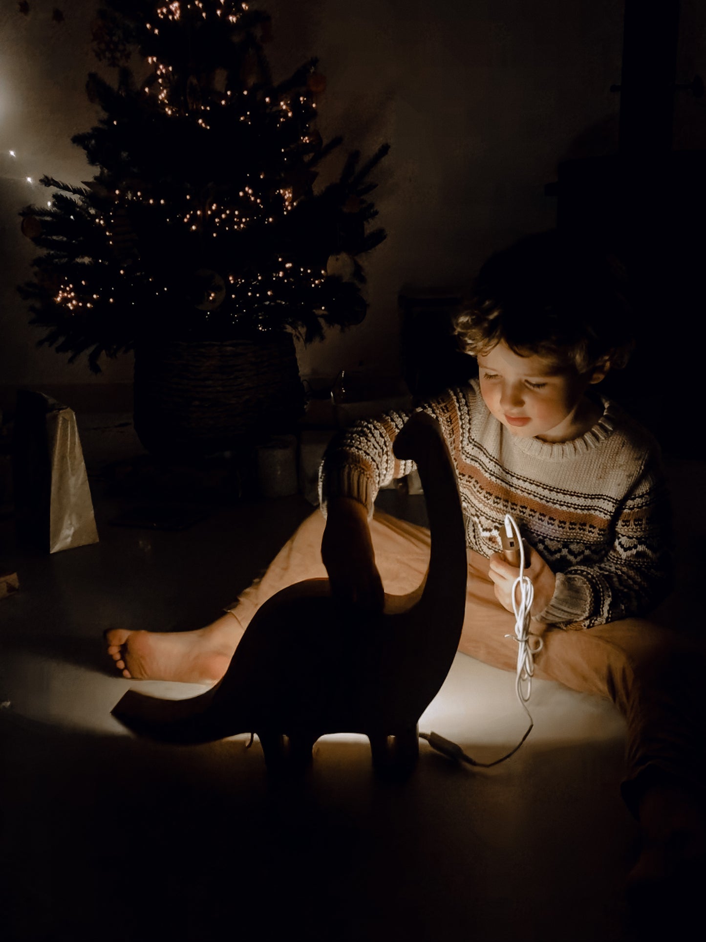 Little Lights Dino Diplodocus Night Light | Jurassic Wood
