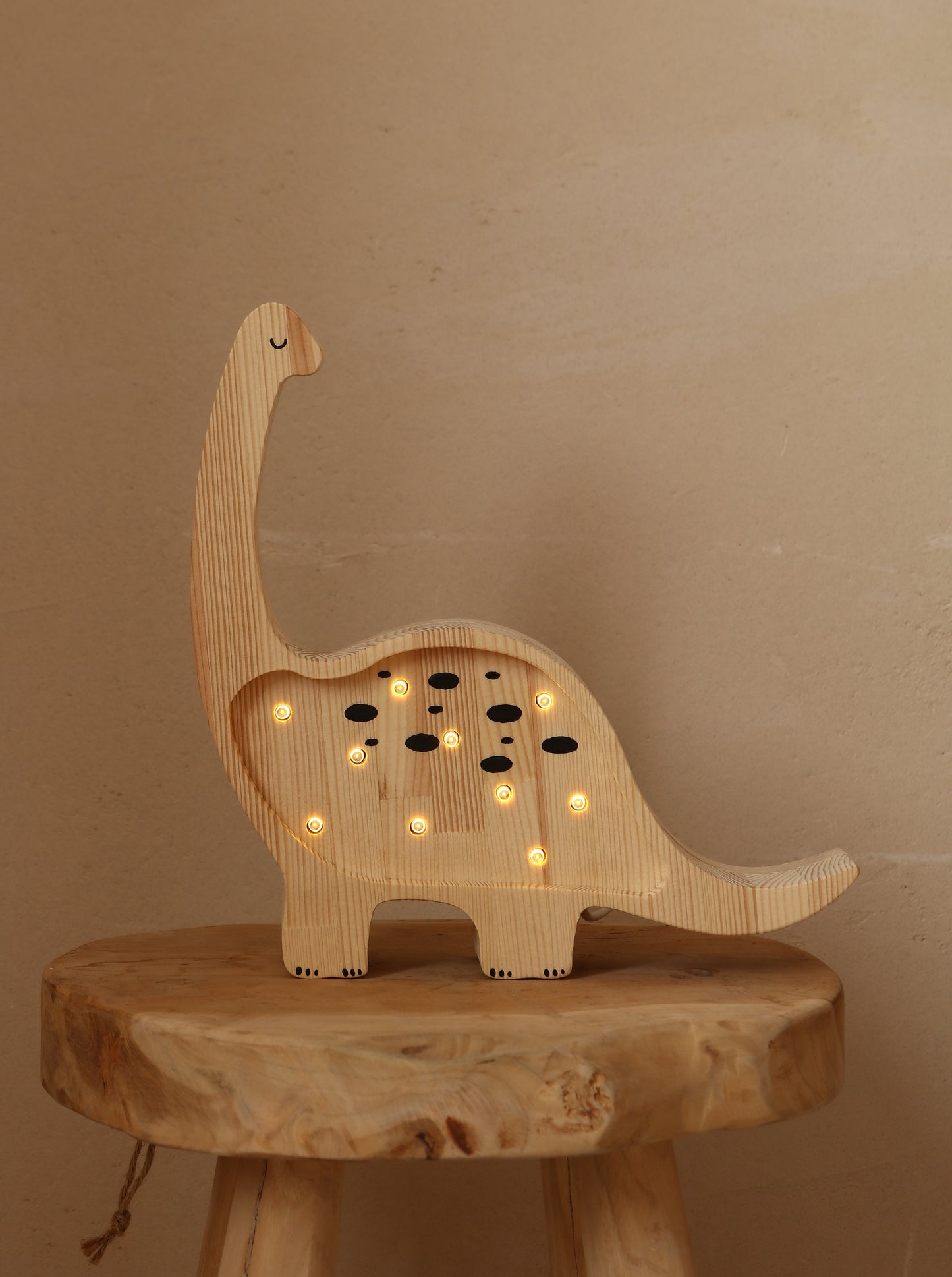Little Lights Dino Diplodocus Mini-Nachtlicht | Jurassic Wood