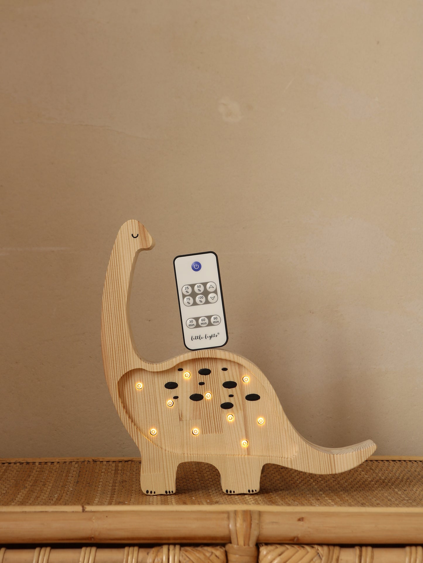 Little Lights Dino Diplodocus Mini-Nachtlicht | Jurassic Wood