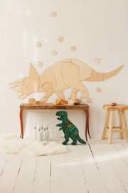 Little Lights T.Rex Dinosaur Night Light | Rainbow Green