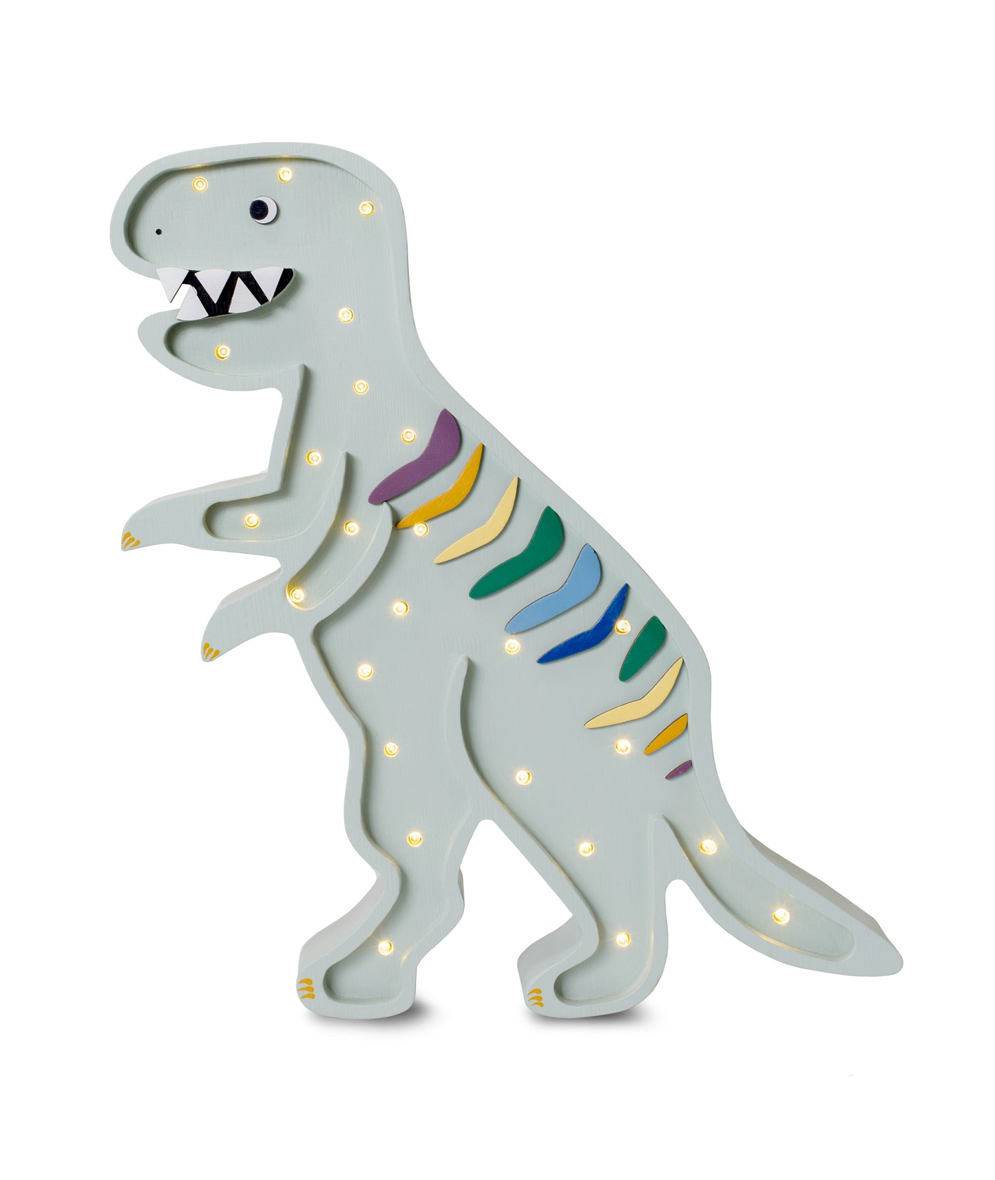 Little Lights T.Rex Dinosaur Night Light | Khaki Pastel