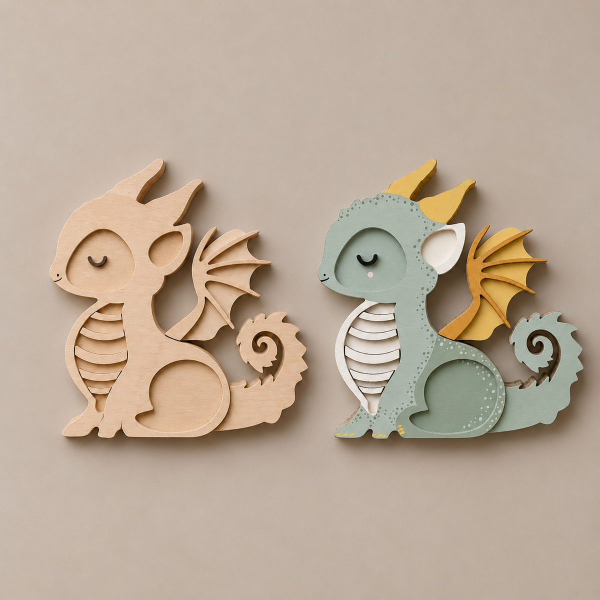 Little Lights Crafty Kit – DIY Wooden Dragon