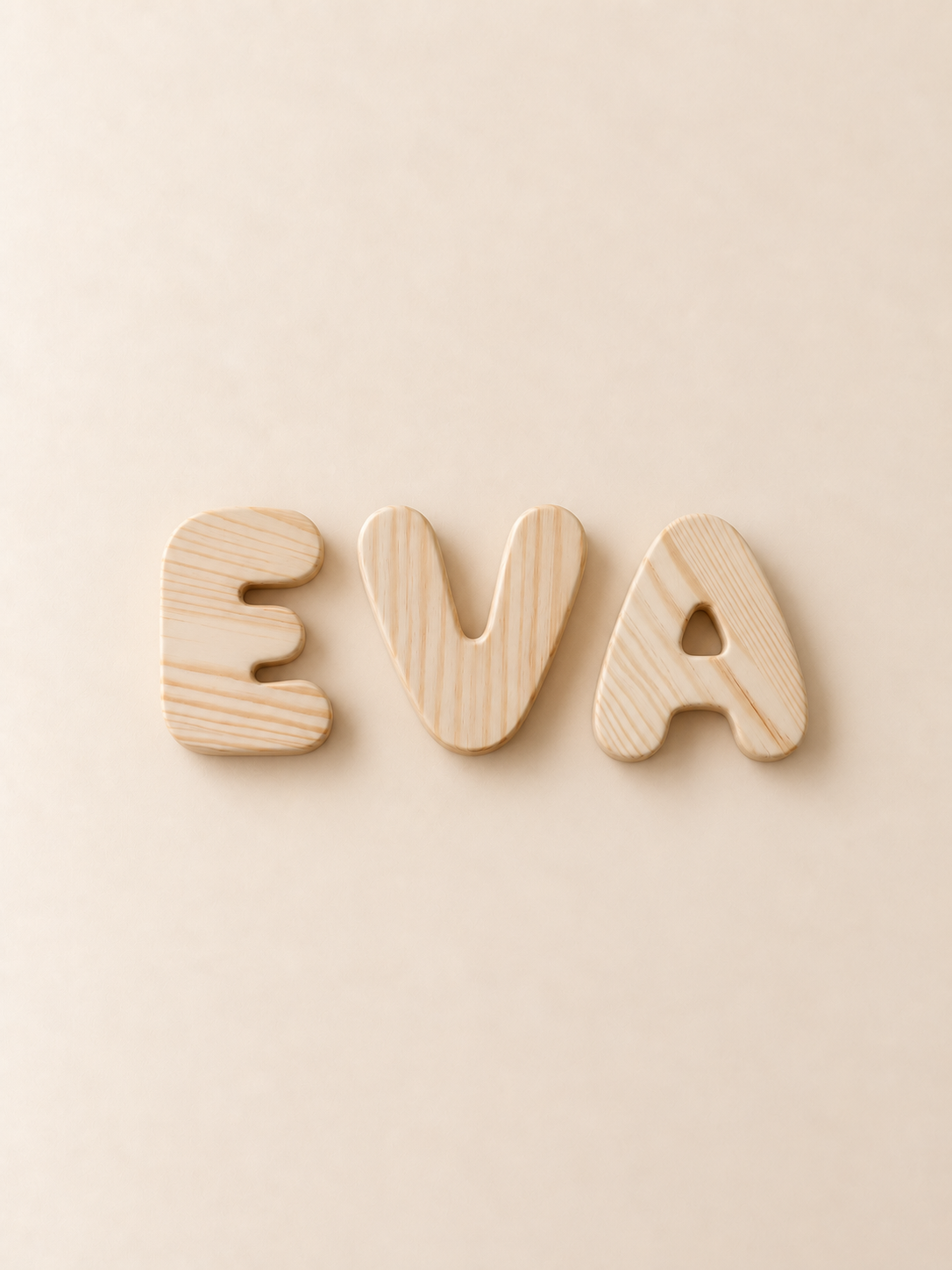 Wooden Bubble Letters | Create Your Own Name