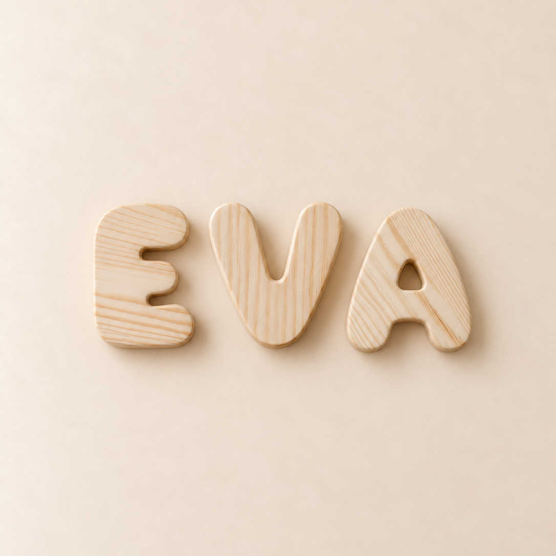 Wooden Bubble Letters | Create Your Own Name