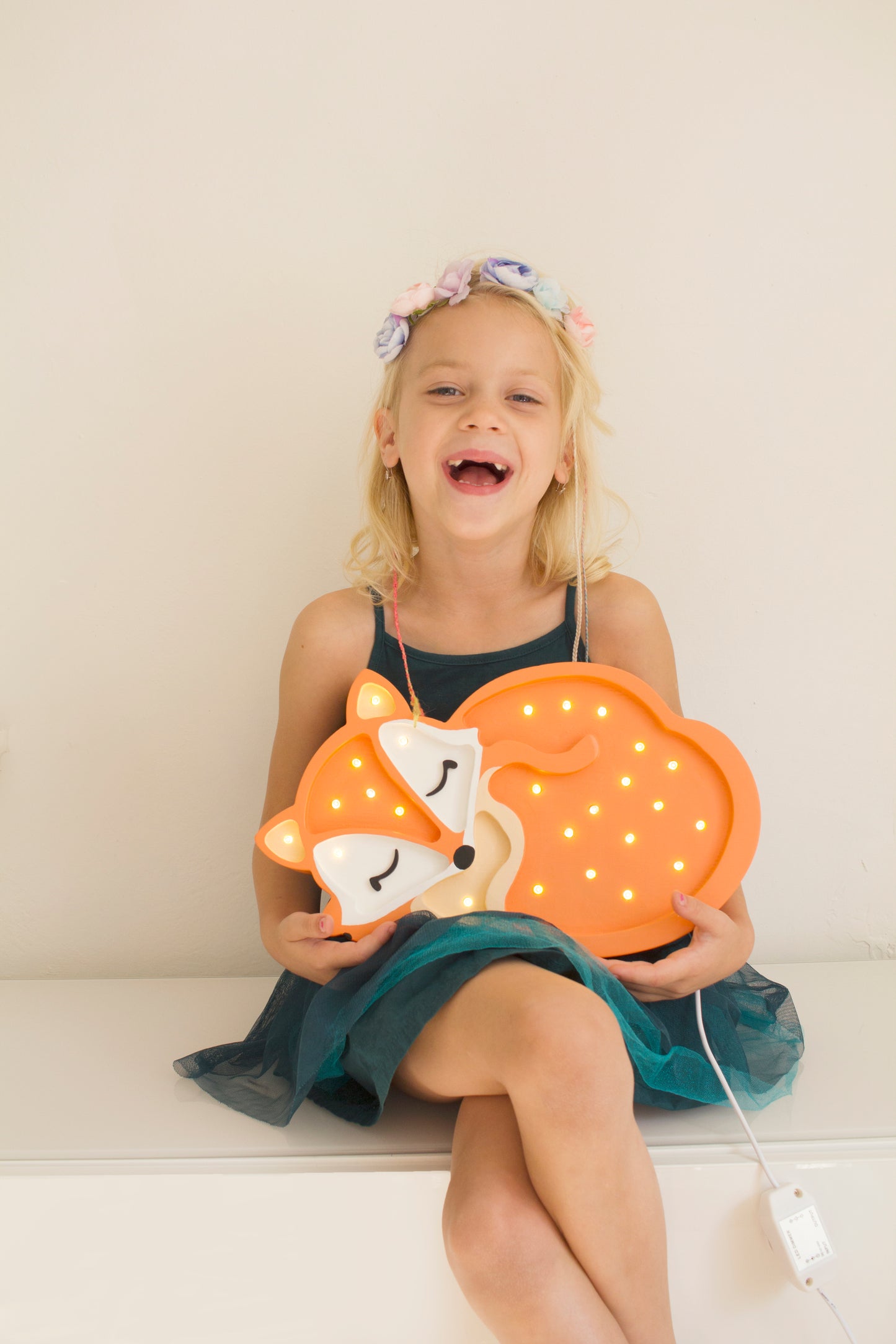 Little Lights Fuchs Lampe Nachtlicht | Orange Wild