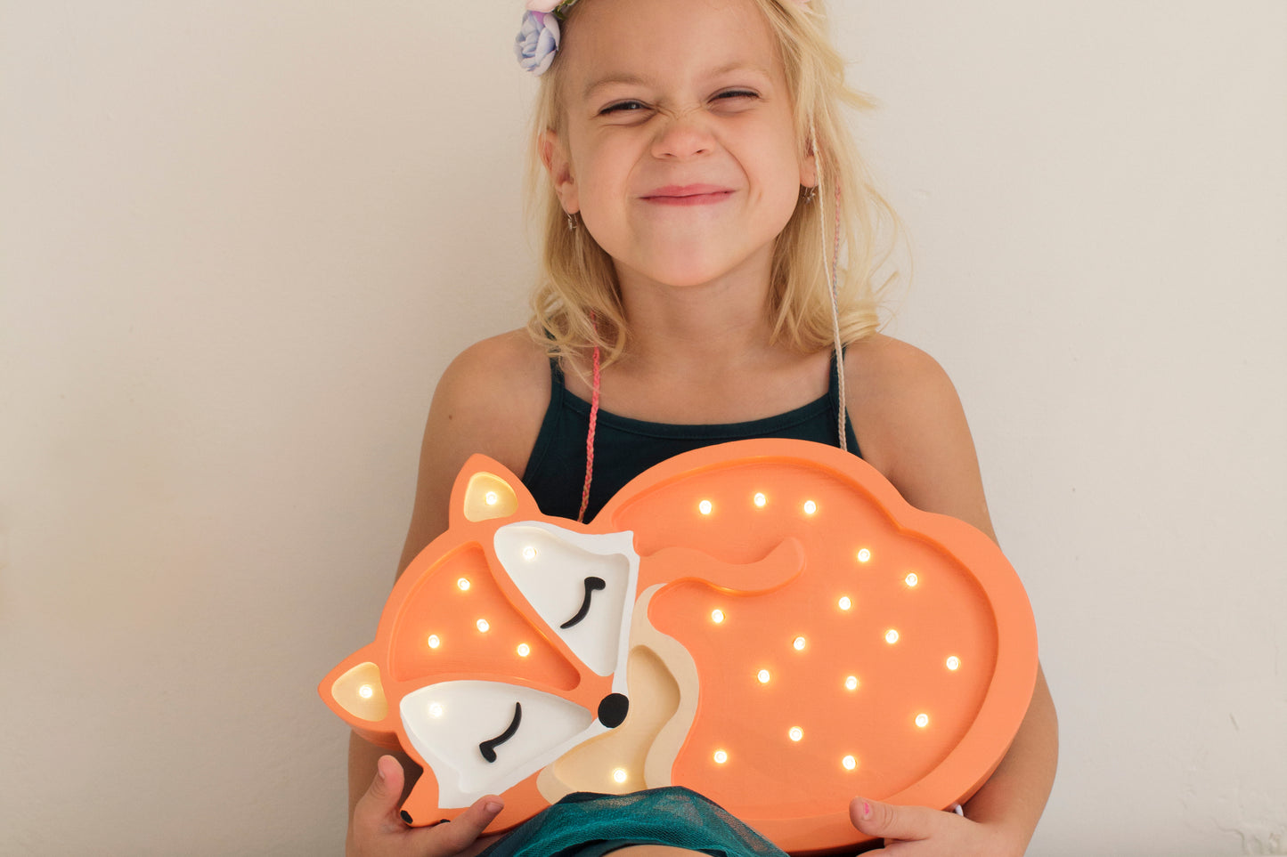 Little Lights Fuchs Lampe Nachtlicht | Orange Wild