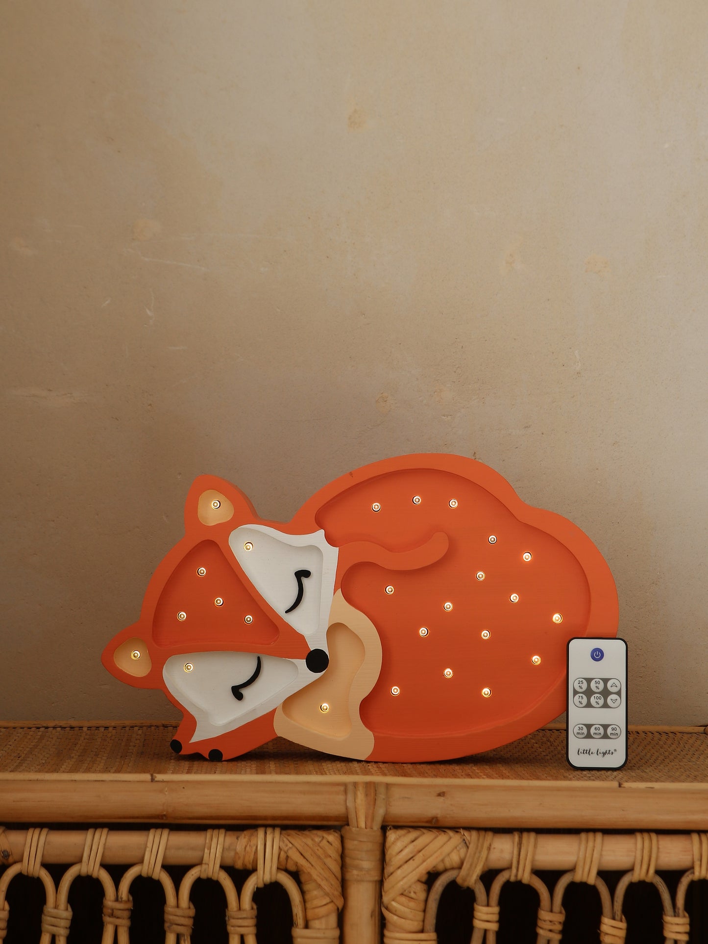 Little Lights Fuchs Lampe Nachtlicht | Orange Wild