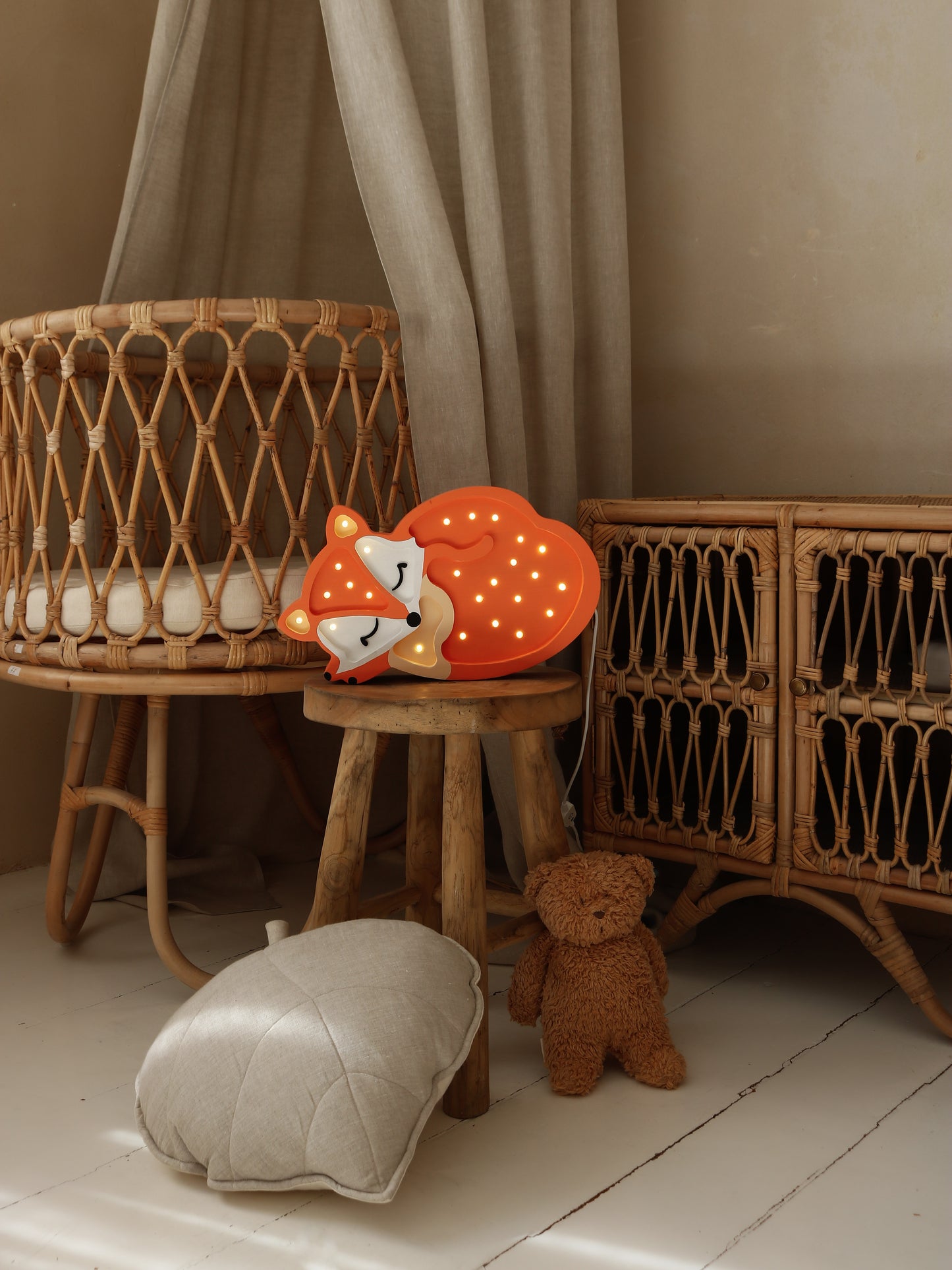 Little Lights Fuchs Lampe Nachtlicht | Orange Wild