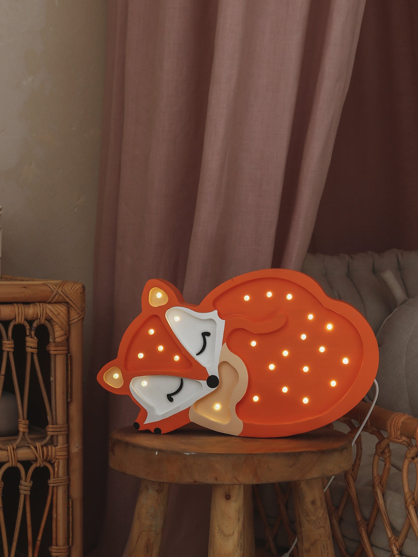 Little Lights Fuchs Lampe Nachtlicht | Orange Wild