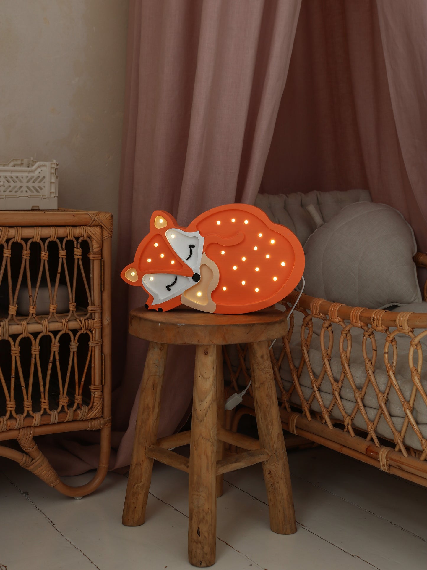 Little Lights Fuchs Lampe Nachtlicht | Orange Wild