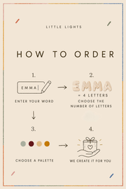 Wooden Bubble Letters | Create Your Own Name