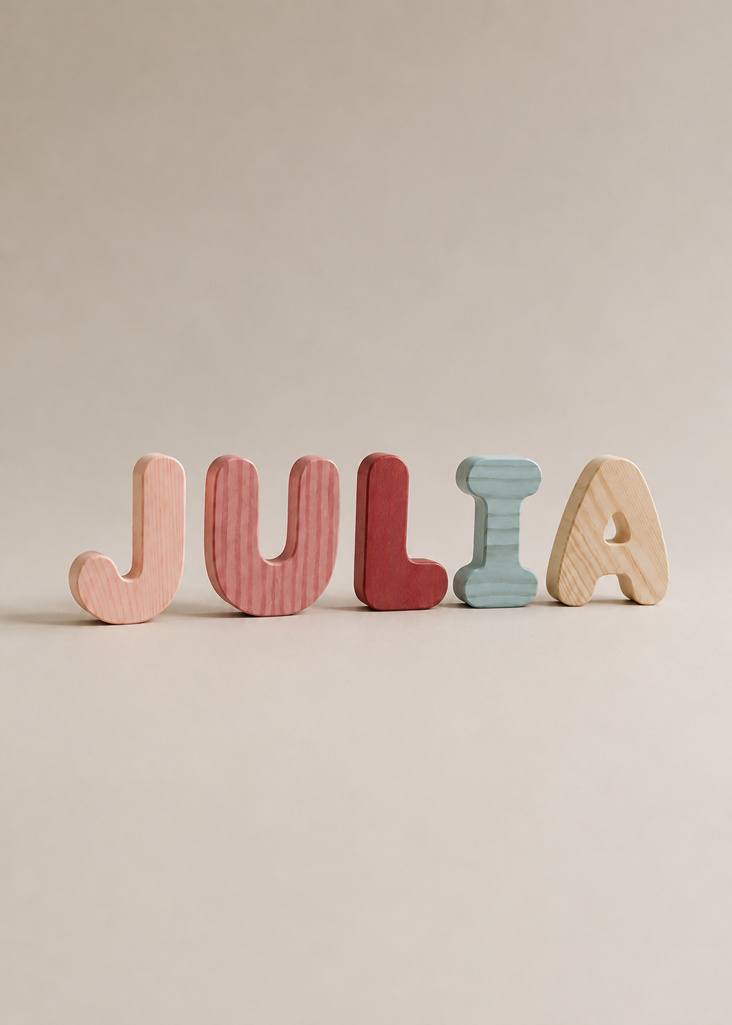 Wooden Bubble Letters | Create Your Own Name