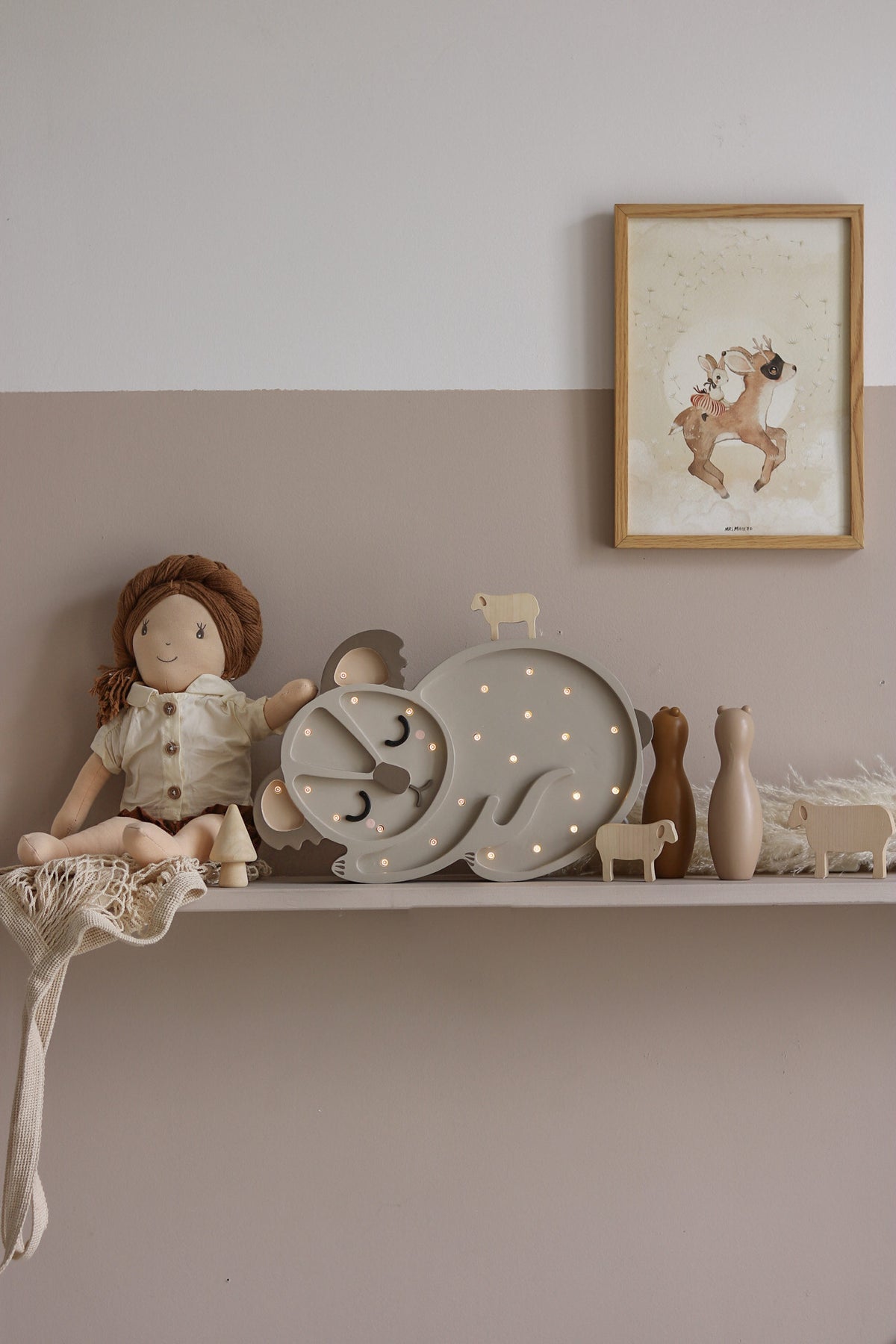 Little Lights Koala Night Light | Australian Greytint