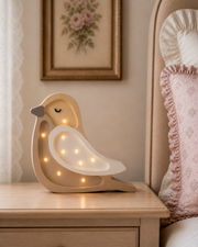 Little Lights Bird Mini Nachtlicht | Kaffee-Beige