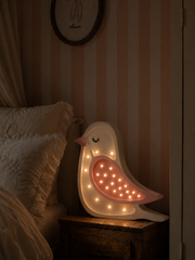 Little Lights Bird Night Light | Creamy Pink