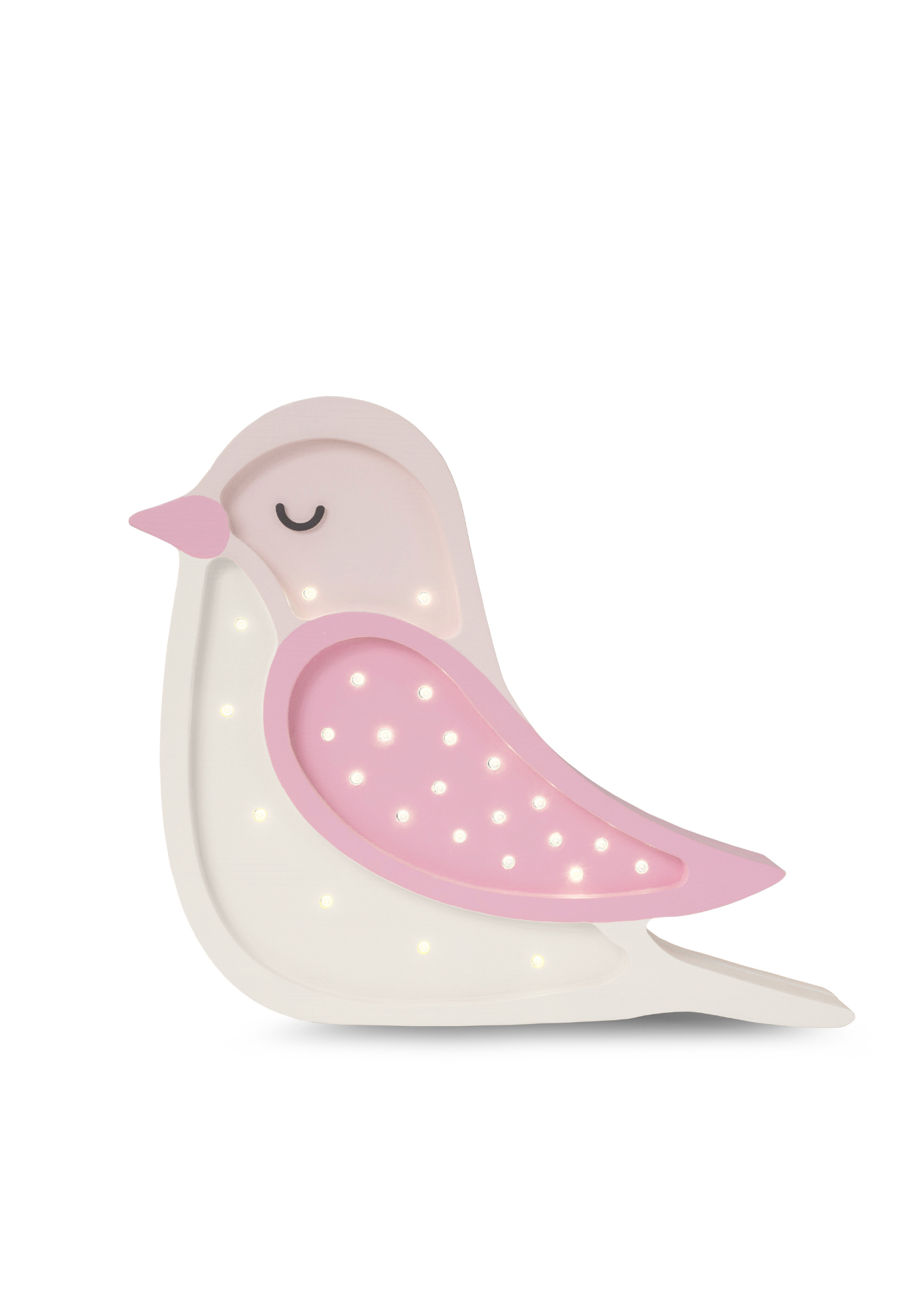 Little Lights Bird Night Light | Creamy Pink