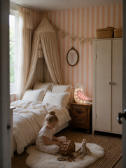 Little Lights Bird Night Light | Creamy Pink